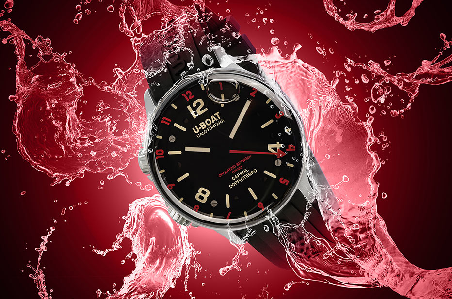 U-BOAT Capsoil Rosso Doppiotempo