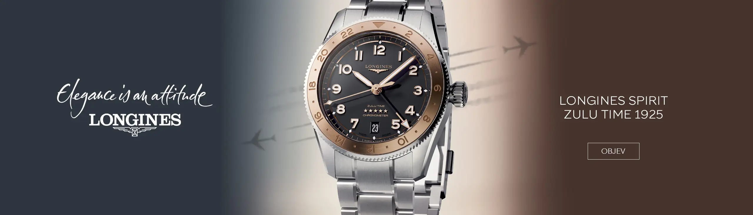 Longines Spirit Zulu Time Hodinky