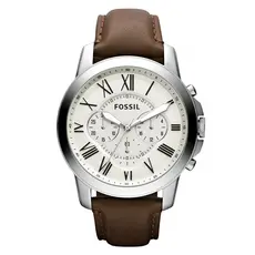 Fossil Grant Chronograph FS4735, Verze: hnědá 