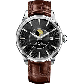 Ball Trainmaster Moon Phase NM3082D-LLJ-BK, Verze: černá 