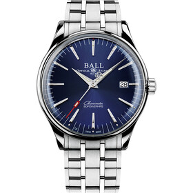 Ball Trainmaster Manufacture 80 Hours NM3280D-S1CJ-BE, Verze: modrá 