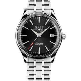 Ball Trainmaster Manufacture 80 Hours NM3280D-S1CJ-BK, Verze: černá 