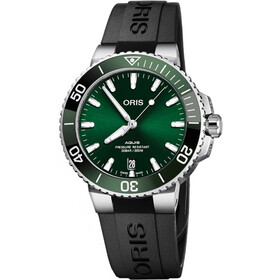 Oris Aquis Date 39,50 mm 01 733 7732 4157-07 4 21 64FC, Verze: zelená 