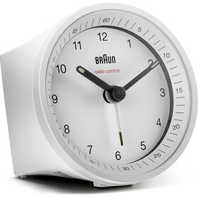 Budík Braun Radio Controlled BC07W-DCF, Verze: bílá 