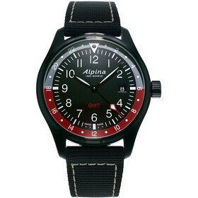 Alpina Startimer Pilot Quartz GMT AL-247BR4FBS6, Verze: červená 