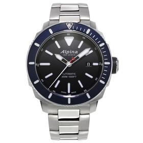 Alpina Seastrong AL-525LBN4V6B Diver 300, Verze: stříbrná 