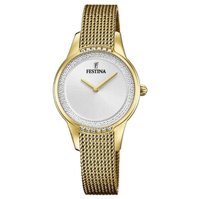 Festina Swarovski F20495/1, Verze: žluté zlato 