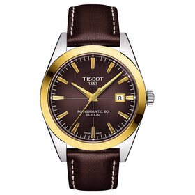 Tissot Gentleman Powermatic 80 Silicium T927.407.46.291.01, Verze: hnědá 