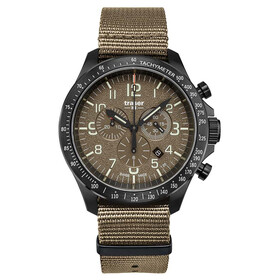 Traser P67 Officer Pro Chronograph Khaki 109459, Verze: hnědá 