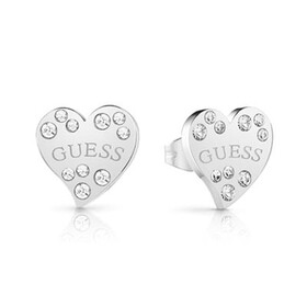 Náušnice Guess Heart Warming UBE78051, Verze: stříbrná 
