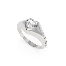 Prsten Guess From Guess With Love UBR70000-54 - 17 mm, Verze: stříbrná2 