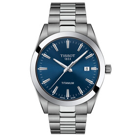 Tissot Gentleman Titanium T127.410.44.041.00, Verze: modrá 