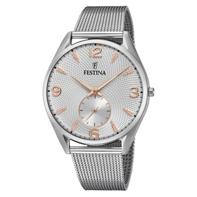 Festina Retro F6869/1, Verze: ocelová 