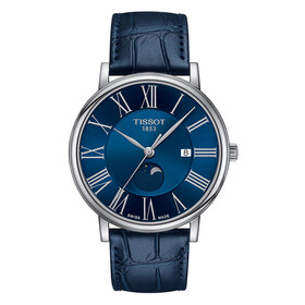 Tissot Carson Premium Gent Moonphase T122.423.16.043.00, Verze: modrá 