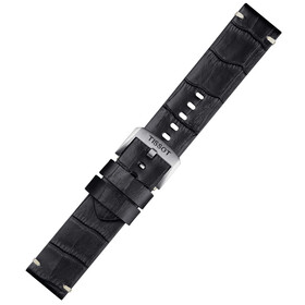 Řemínek Tissot T852.046.775, Verze: černá, Šířka řemínku: 22, Šířka u spony: 22 