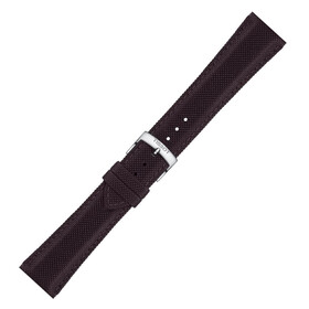 Řemínek Tissot T852.048.181, Verze: hnědá, Šířka řemínku: 21, Šířka u spony: 18 
