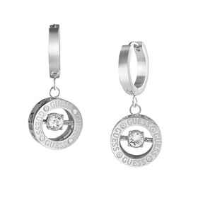 Náušnice Guess Solitaire JUBE01463JWRHT/U, Verze: stříbrná 