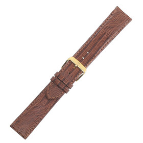 Řemínek Di-Modell Topas zlatohnnědý, Verze: hnědá, Šířka řemínku: 20, Šířka u spony: 18, Délka řemínku: L - 120/80 