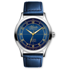 Atlantic Worldmaster Automatic Incabloc 53780.41.53G, Verze: modrá 