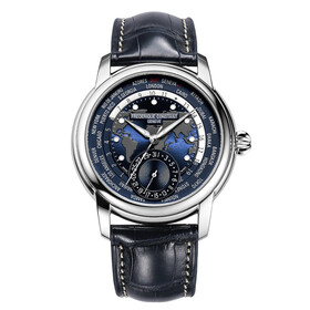 Frederique Constant Manufacture Classic Worldtimer FC-718NWM4H6, Verze: modrá3 