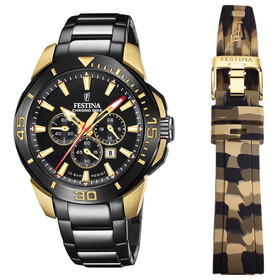 Festina Chrono Bike 2022 Special Edition F20644/1, Verze: žluté zlato 