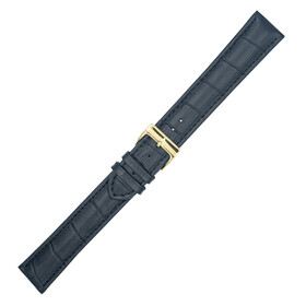 Řemínek Atlantic černý 22 mm 