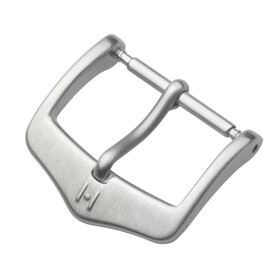Přezka Hirsch Classic barva stříbrná matná, Barva dílu: stříbrný matný , Šířka: 22 