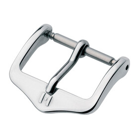 Přezka Hirsch Tradition barva stříbrná, Barva dílu: stříbrný lesklý, Šířka: 10 