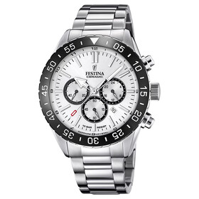 Festina Ceramic Chrono F20575/1, Verze: stříbrná 