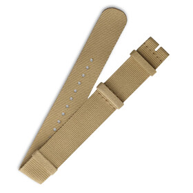 Řemínek Longines NATO, Barva řemínku: krémový, kost sloní, béžový, Šířka řemínku: 19, Šířka u spony: 19 