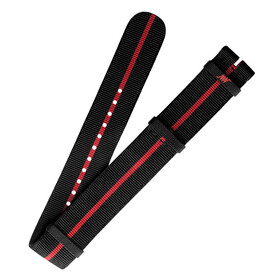 Řemínek Longines NATO, Barva řemínku: černý , Šířka řemínku: 21, Šířka u spony: 21 