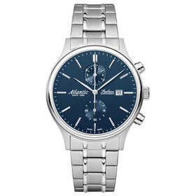 Atlantic Seabase Chrono 64457.41.51, Verze: stříbrná 