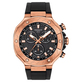 Tissot T-Race Quartz Chronograph T141.417.37.051.00, Verze: růžové zlato 