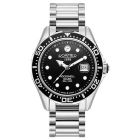 Roamer Rockshell Mark III Scuba 220858 41 85 50, Verze: černá 