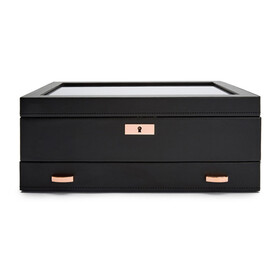 Box WOLF Axis 488216 pro 10 hodinek, Verze: černá 