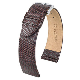 Řemínek Hirsch Medea hnědý, Verze: hnědá, Šířka řemínku: 12, Šířka u spony: 10, Délka řemínku: M - 110/70 