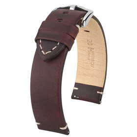 Řemínek Hirsch Ranger hnědý, Verze: hnědá, Šířka řemínku: 18, Šířka u spony: 18, Délka řemínku: L - 120/80 