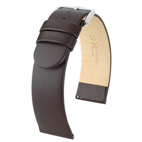 Řemínek Hirsch Scandic hnědý, Verze: hnědá, Šířka řemínku: 20, Šířka u spony: 20, Délka řemínku: L - 120/80 