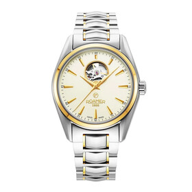 Roamer Searock Master Automatic Open Heart 984985 47 35 20, Verze: žluté zlato 
