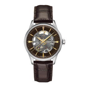 Certina DS-1 Skeleton C029.907.16.081.00, Verze: hnědá 