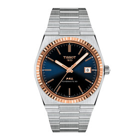 Tissot PRX T931.407.41.041.00 Powermatic 80 Steel & 18K Gold, Verze: modrá 