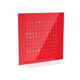 Budík Qlocktwo Earth 13.5 Pure Cherry Cake, Jazyk: EN English 