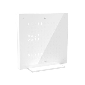 Budík Qlocktwo Earth 13.5 Pure Vanilla Sugar, Jazyk: EN English 