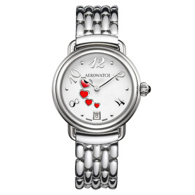 Aerowatch 1942 Swirling Love A 44960 AA22 M, Verze: stříbrná 