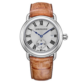 Aerowatch 1942 Petite Seconde A 76983 AA02, Verze: hnědá 