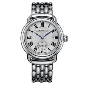 Aerowatch 1942 Petite Seconde A 76983 AA02 M, Verze: stříbrná 