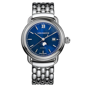 Aerowatch 1942 Moonphase Automatic A 77983 AA06 M, Verze: stříbrná 