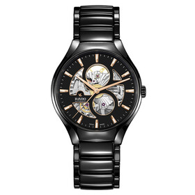 Rado True Round Automatic Open Heart R27107172, Verze: černá 