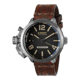 U-BOAT Capsule 50 MM SS BK Beige Limited Edition 8807, Verze: hnědá 