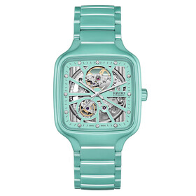 Rado True Square Automatic Open Heart R27176712, Verze: zelená 